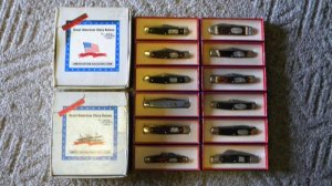 Boker USA Great American Story Series I Knife Set - NIB