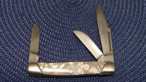 John Primble Belknap Inc. 5371 Cracked Ice Stockman Knife