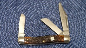 John Primble Belknap Inc. USA 5371 Delrin Stockman Knife