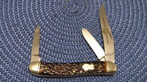 John Primble Belknap HDW & MFG Co. 5380 Delrin Stockman Knife - c.1940-1968