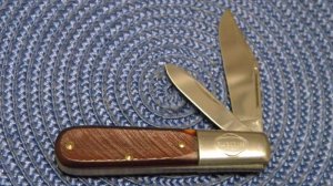 Belknap Louisville KY 5722 Delrin Blue Grass Barlow Knife