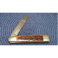 Custom Bone Handle Folding Pocket Knife by Mervin Masters of Louisville KY Custom Bone Handle Folding Pocket Knife by Mervin Masters of Louisville KY