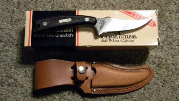 Schrade USA 152OT Sharpfinger Fixed Blade Knife w/Sheath - NIB Schrade USA 152OT Sharpfinger Fixed Blade Knife w/Sheath - NIB