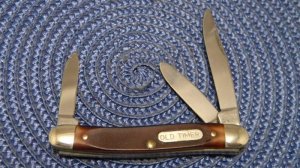 John Primble Belknap Inc. USA 934 Delrin Old Timer Stockman Knife