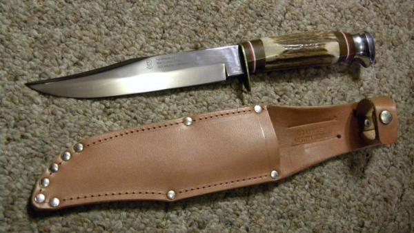 Othello Solingen Germany Stag Fixed Blade Sheath Knife