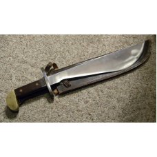 Carl Schlieper Solingen Germany German Eye Hammergeschmiedet Big Chopper or Camp Knife & Sheath