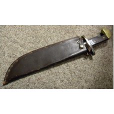 Carl Schlieper Solingen Germany German Eye Hammergeschmiedet Big Chopper or Camp Knife & Sheath