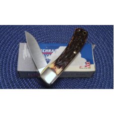Schrade + USA 55UH Uncle Henry Staglon Bruin Linerlock Knife - NIB Schrade + USA 55UH Uncle Henry Staglon Bruin Linerlock Knife - NIB