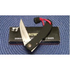 Browning Model 734 Japan Black 1/2 Serrated Wharncliffe Signature Lockback Knife - NIB