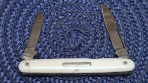 Ford & Medley Sheffield England Genuine Ivory 2 Blade Pen Knife