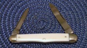 Ford & Medley Sheffield England Genuine Ivory 2 Blade Pen Knife