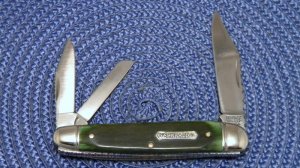 Heritage Schrade + NY USA Green Bone 
