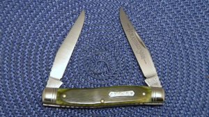 Heritage Schrade + NY USA Green Bone 