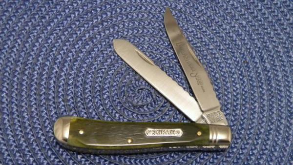 Heritage Schrade + NY USA Green Bone 