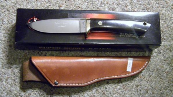 Valor Japan 359 Hand Made by Ichiro Hattori Super Sport Fighting Fixed Blade Sheath Knife - NIB