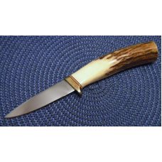 Gerber Portland ORE USA Stag Model C300A Fixed Blade Sheath Knife