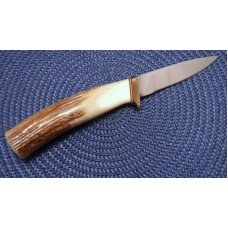 Gerber Portland ORE USA Stag Model C300A Fixed Blade Sheath Knife