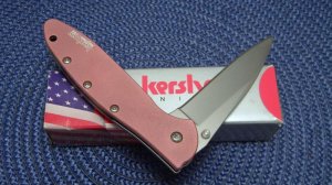 Kershaw 1660 USA Ken Onion Pink Leek Speed-Safe Assisted Opener Knife c.Oct. 2006 - NIB