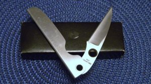 Custom Metal Folding Pocket Knife by Pat Crawford