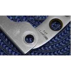 Custom Metal Folding Pocket Knife by Pat Crawford Custom Metal Folding Pocket Knife by Pat Crawford