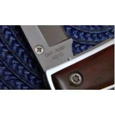 Beretta Seki Japan VG-10 Cocobolo JKTRID85 Trident Folding Linerlock Wharncliffe Knife - NIB Beretta Seki Japan VG-10 Cocobolo JKTRID85 Trident Folding Linerlock Wharncliffe Knife - NIB