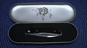 Beretta Seki Japan VG-10 Wood Electra Folding Linerlock Wharncliffe Knife - NIB