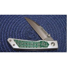 Beretta Seki Japan VG-10 Circuit Board Electra Folding Linerlock Wharncliffe Knife - NIB Beretta Seki Japan VG-10 Circuit Board Electra Folding Linerlock Wharncliffe Knife - NIB