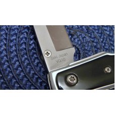 Beretta Seki Japan VG-10 Horn Electra Folding Linerlock Wharncliffe Knife - NIB Beretta Seki Japan VG-10 Horn Electra Folding Linerlock Wharncliffe Knife - NIB