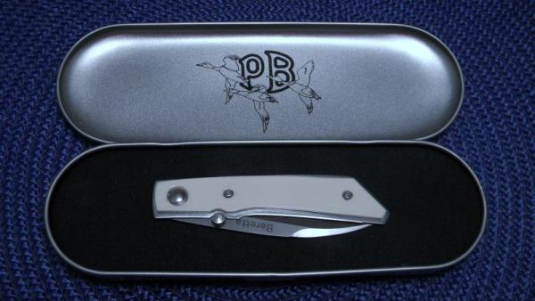 Beretta Seki Japan VG-10 Ivory Electra Folding Linerlock Wharncliffe Knife - NIB Beretta Seki Japan VG-10 Ivory Electra Folding Linerlock Wharncliffe Knife - NIB