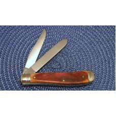 Heritage Schrade + NY USA Brown Bone Everlastingly Sharp 2941 Trapper Knife c.1983 Heritage Schrade + NY USA Brown Bone Everlastingly Sharp 2941 Trapper Knife c.1983