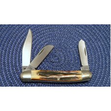 Case XX Stainless USA 3 Dot (1977) Blue Scroll 5347 HP SSP Stag Stockman Knife Case XX Stainless USA 3 Dot (1977) Blue Scroll 5347 HP SSP Stag Stockman Knife