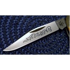 Case XX Stainless USA 3 Dot (1977) Stag 52087 SSP Blue Scroll Stockman Knife Case XX Stainless USA 3 Dot (1977) Stag 52087 SSP Blue Scroll Stockman Knife