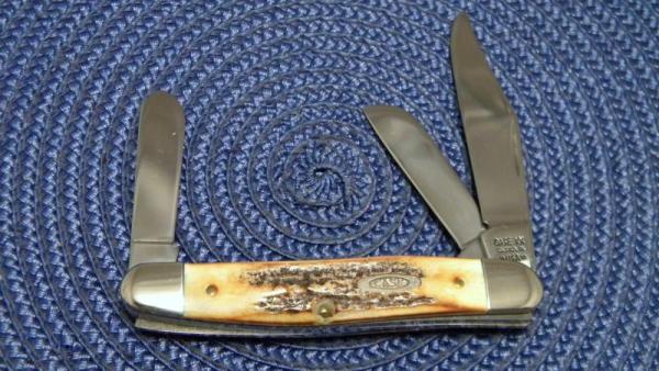 Case XX Bradford PA USA 1992 Stag 5347 SS Stockman Knife Case XX Bradford PA USA 1992 Stag 5347 SS Stockman Knife