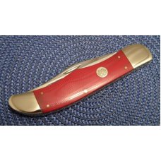 Case XX USA 2005 Red Micarta 10265 SS Ruger Folding Hunter Knife & Pouch - NIB Case XX USA 2005 Red Micarta 10265 SS Ruger Folding Hunter Knife & Pouch - NIB