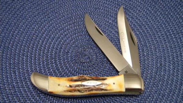 Case XX Stainless USA 4 Dot (1976) Stag 5265 SAB SSP Razor Edge Folding Hunter Knife Case XX Stainless USA 4 Dot (1976) Stag 5265 SAB SSP Razor Edge Folding Hunter Knife