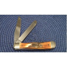 Case XX SS USA 2 Dot (1988) Stag 5254 SS Trapper Knife Case XX SS USA 2 Dot (1988) Stag 5254 SS Trapper Knife