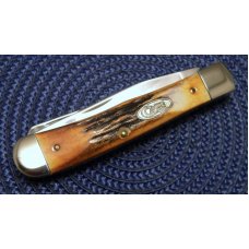 Case XX SS USA 2 Dot (1988) Stag 5254 SS Trapper Knife Case XX SS USA 2 Dot (1988) Stag 5254 SS Trapper Knife
