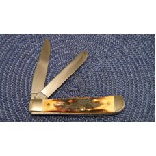 Case XX SS USA 4 Dot (1986) Stag 5254 SS Trapper Knife Case XX SS USA 4 Dot (1986) Stag 5254 SS Trapper Knife