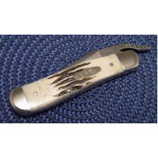 Case XX USA 2001 Vintage Bone V61953 L SS Russlock Knife Case XX USA 2001 Vintage Bone V61953 L SS Russlock Knife