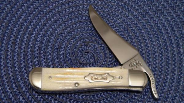 Case XX USA 2001 Bone 61953 L SS Russlock Knife