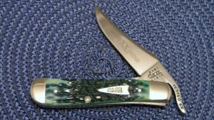 Case XX USA 2001 Bone 61953 L SS Russlock Knife