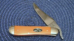 Case XX USA 2004 Micarta 101953 L SS Orange County Choppers Russlock Knife