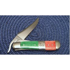 Case XX USA 2002 Red & Green Bone 61953 L SS Russlock Knife Case XX USA 2002 Red & Green Bone 61953 L SS Russlock Knife