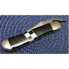 Case XX USA 2002 Jet & Pearl Checker EX1953 L SS Russlock Knife Case XX USA 2002 Jet & Pearl Checker EX1953 L SS Russlock Knife
