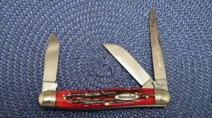 Robeson Mastercraft USA (by Queen Cut. Co.) Bone Stockman Knife