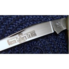Queen Cut. Co. #66 PH-D2 Etched Blade Winterbottom Bone Muskrat Knife Queen Cut. Co. #66 PH-D2 Etched Blade Winterbottom Bone Muskrat Knife