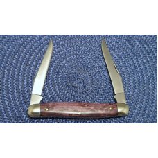 Queen Cut. Co. #66 PH-D2 Etched Blade Exotic Wood Muskrat Knife Queen Cut. Co. #66 PH-D2 Etched Blade Exotic Wood Muskrat Knife