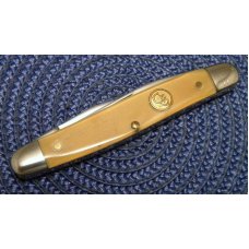 Canal Street Cutlery Co. USA Oiled Ram's Horn Muskrat Knife Canal Street Cutlery Co. USA Oiled Ram's Horn Muskrat Knife
