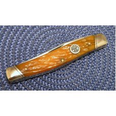 Winchester Trademark USA 1995 Bone 3948 Cartridge Series Stockman Knife Winchester Trademark USA 1995 Bone 3948 Cartridge Series Stockman Knife