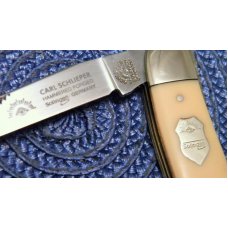 Carl Schlieper Solingen Germany German Eye Yellow Muskrat Knife Carl Schlieper Solingen Germany German Eye Yellow Muskrat Knife